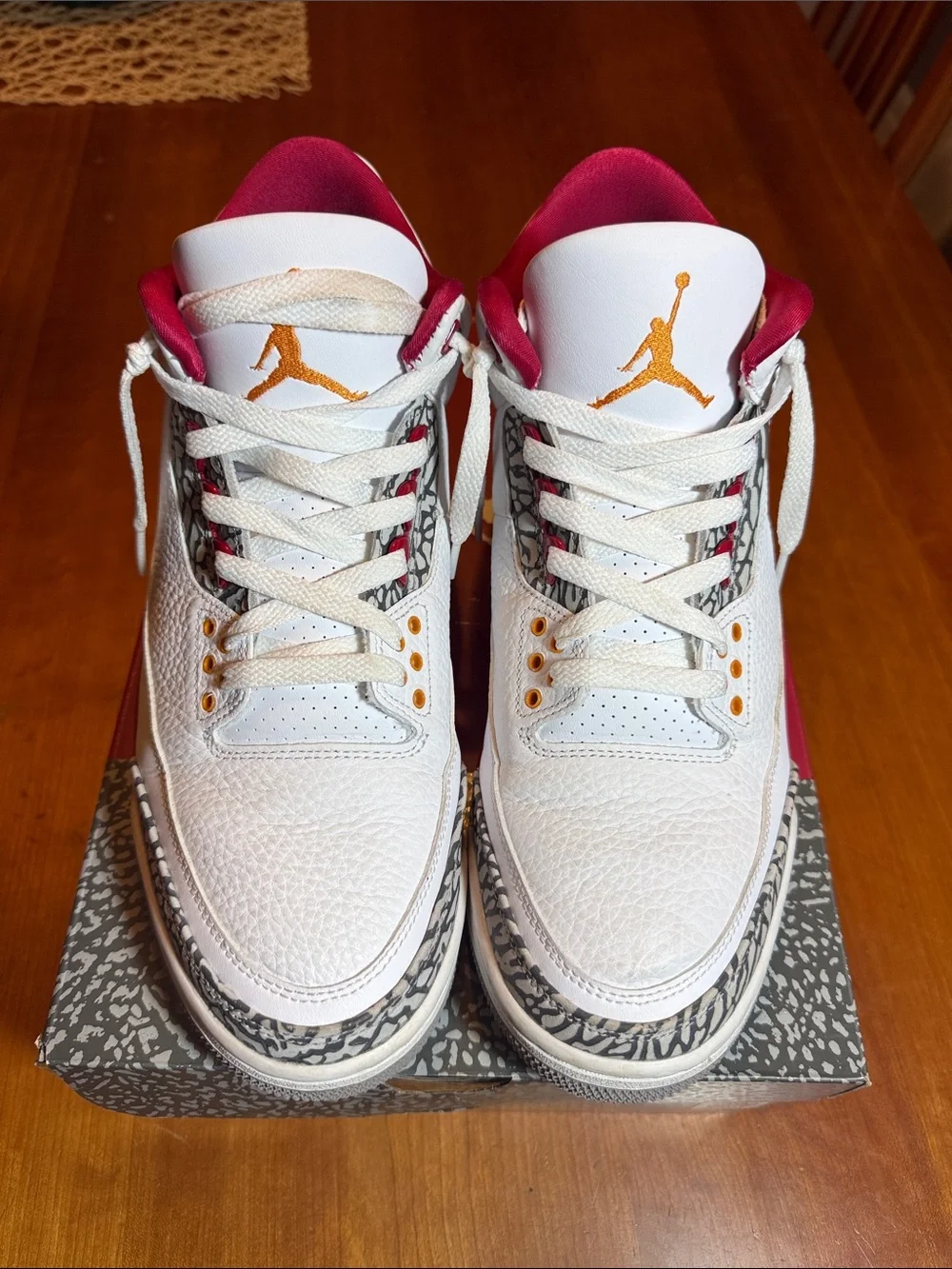 Men’s Air Jordan 3 Retro Cardinal Red